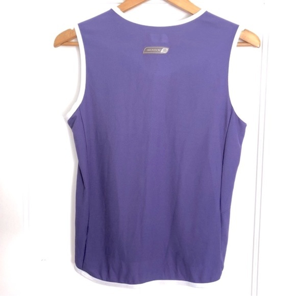 SUGOI purple sleeveless athletic top Tank. MADE in CANADA Outdoor. Size Medium - Picture 3 of 7